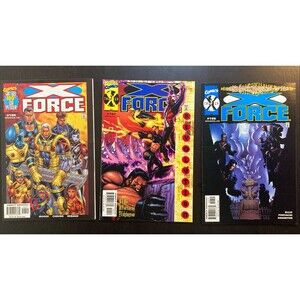X-Force: Assorted Set with No. 100, 102, & 106. Marvel Comics (2000)